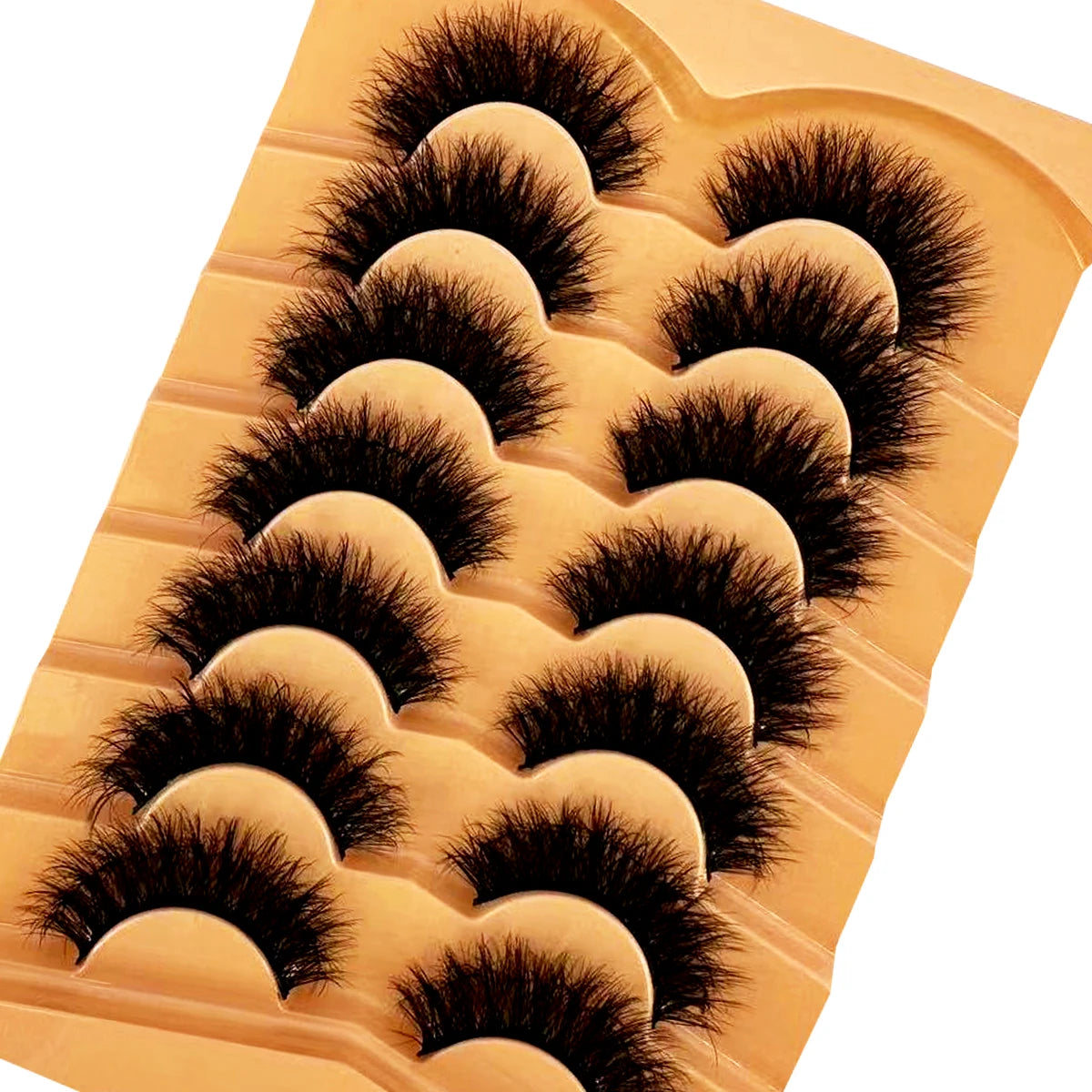 🖤 Cat Eye Magic: 7 Pairs of Luxurious, Fluffy Faux Mink Lashes!