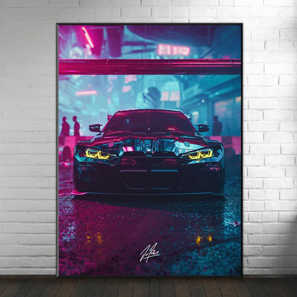 Rev Up Your Space: Stunning GTR Car Wall Art Canvas – Perfect for Living Room & Bedroom Decor!