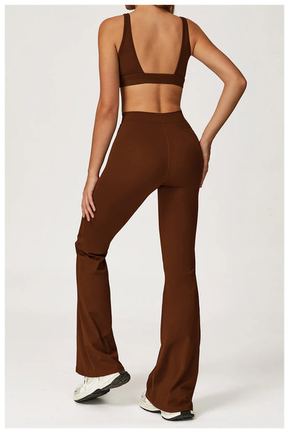 Sculpt & Flow 2-Piece Activewear Set – Fall Luxe Edition