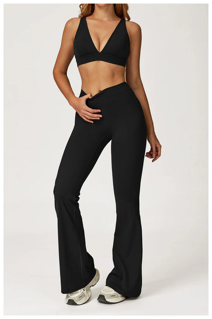 Sculpt & Flow 2-Piece Activewear Set – Fall Luxe Edition