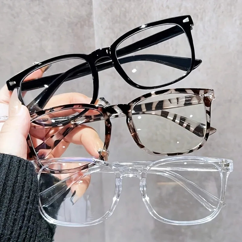3-Pack Minimalist Blue-Light Beauty Glasses — Soft Girl Aesthetic Eye Protection