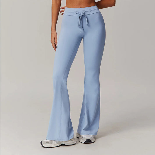 CurveFlow Flare Leggings – High Waist Bell-Bottom Yoga Pants for Gym, Chill & Everything In-Between