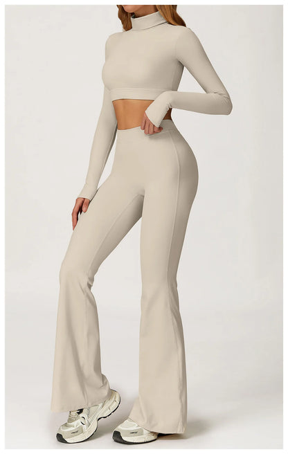 Sculpt & Flow 2-Piece Activewear Set – Fall Luxe Edition