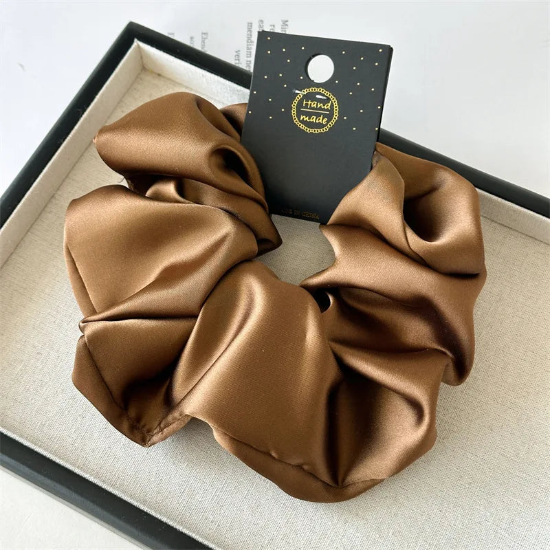 Luxury Satin Beauty Scrunchies — Soft Silk-Like Hair Ties for Everyday Glam