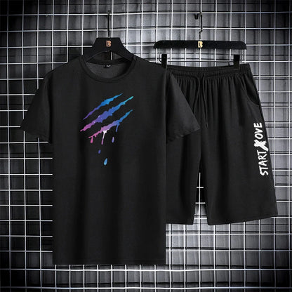 Men’s Everyday Motion 2-Piece Set – Summer Tee & Shorts Outfit