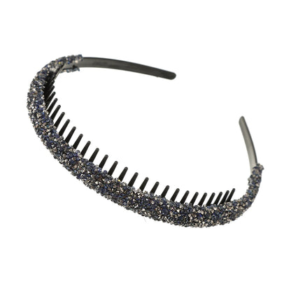 Shine On: Luxe Rhinestone Non-Slip Hair Hoops for Effortless Glam