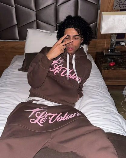 Trendsetting Y2K Sportswear oversized Hoodie & Sweatpants Set for Men & Women – Casual, Perfect for Any Occasion!