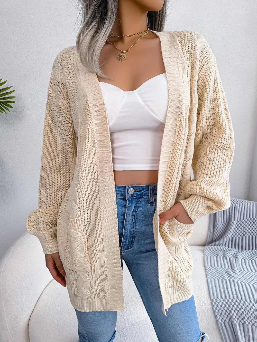 Cozy Luxe Knit Cardigan – Fall Layers Edition
