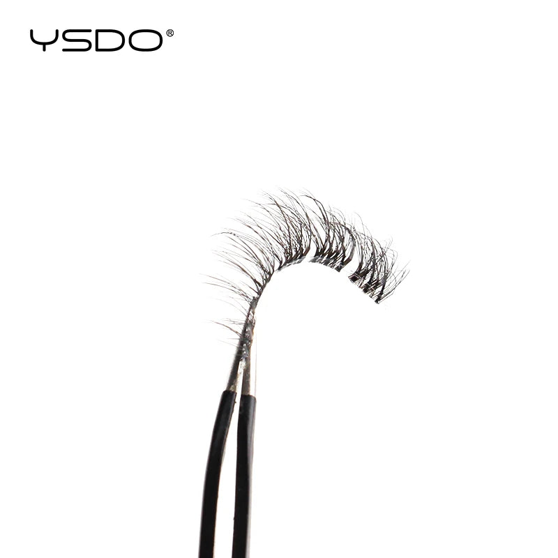 YSDO Half Lash Collection – 3 or 10 Pairs Natural Cat Eye 3D Faux Mink Lashes (Lightweight, Reusable, Soft Glam Finish)