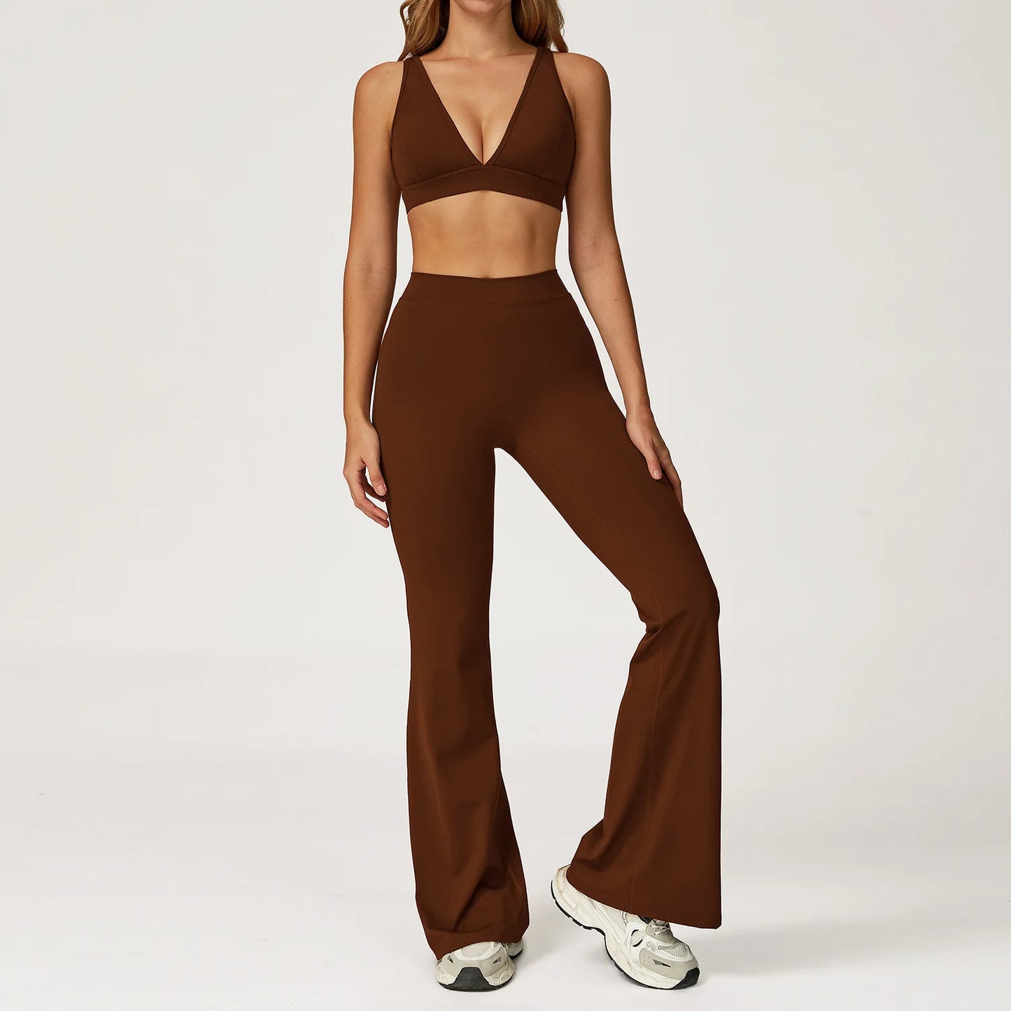 Sculpt & Flow 2-Piece Activewear Set – Fall Luxe Edition