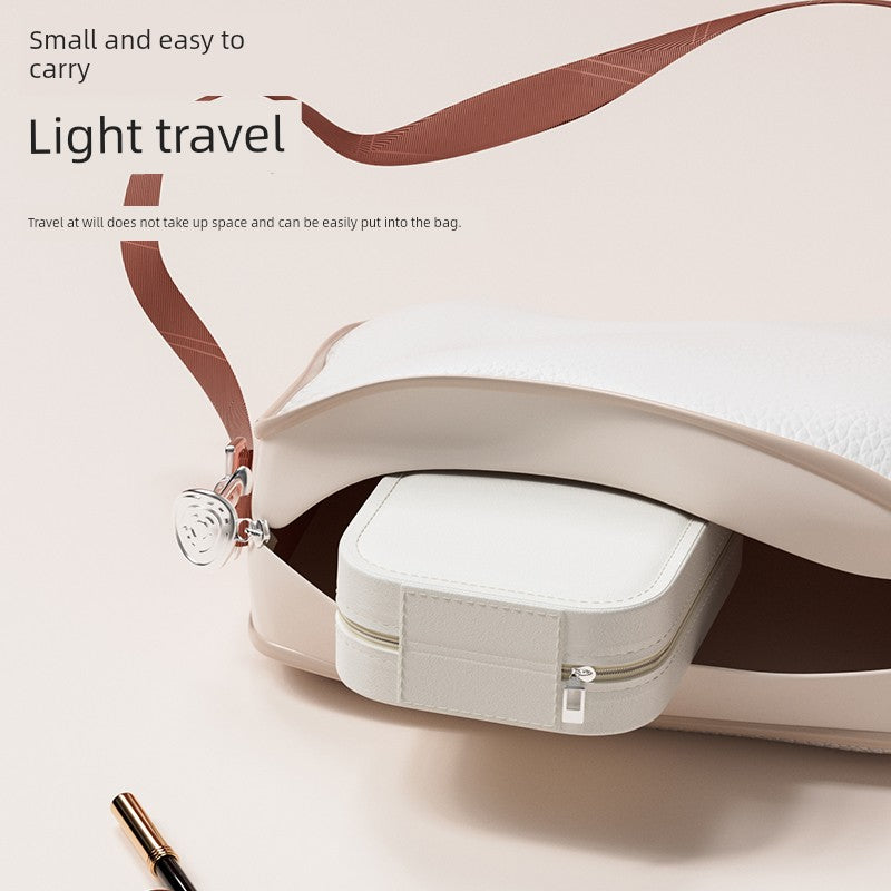 GlamGlow™ LED Vanity Mirror Box – Portable & Foldable Beauty Station
