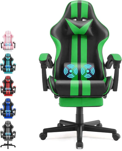 🔥 EliteX™ Ergonomic Gaming & Office Chair – Racing Style with Headrest & Lumbar Support