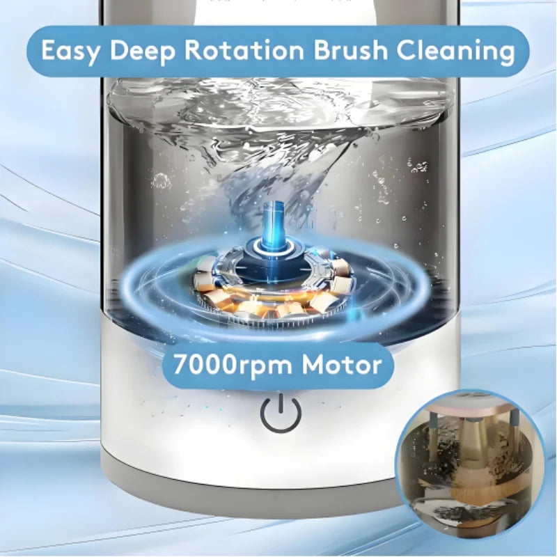 GlowSpin™ 3-in-1 Electric Makeup Brush Cleaner & Dryer Stand