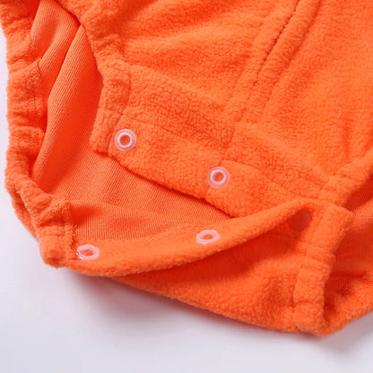 2025 Infant Baby Halloween Costume Pumpkin Outfits Hooded Romper Footed Pants Leggings for Newborn Girl Boys Cosplay Clothes Set