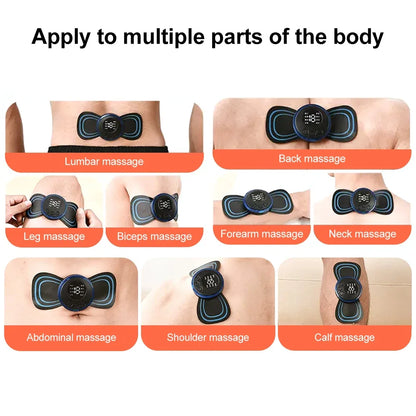 Neck Massager  Relief Patch Stimulator Mat Portable