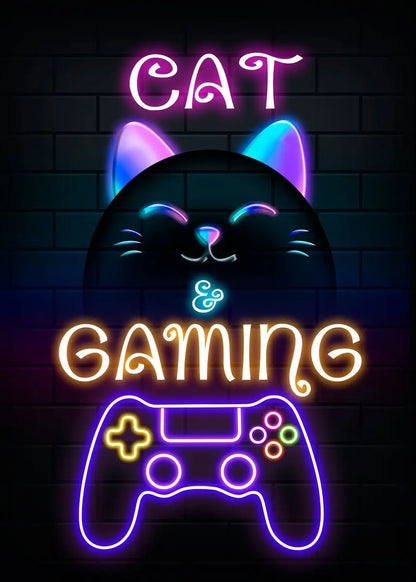 Gaming Controller Poster Modern Canvas Painting for Wall Art