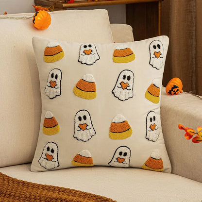 Cozy Luxe Fall Pillow Covers – Velvet Pumpkins, Autumn Embroidery & Seasonal Home Décor