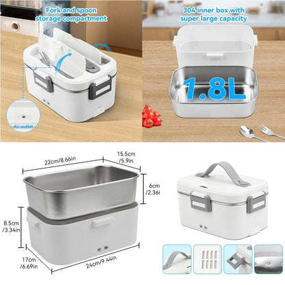 Electric Lunch Box 80W Food Warmer