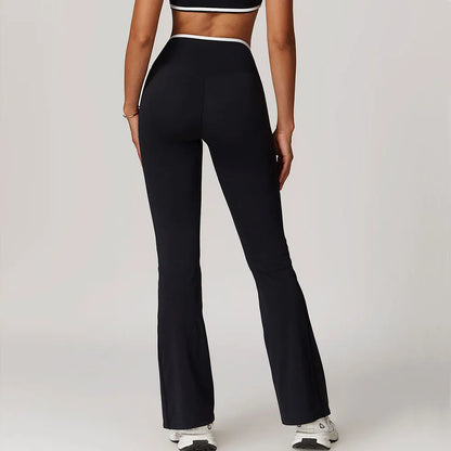 Lift & Shape Bell-Bottom Yoga Leggings | High-Waist Push-Up Fitness Pants for Women