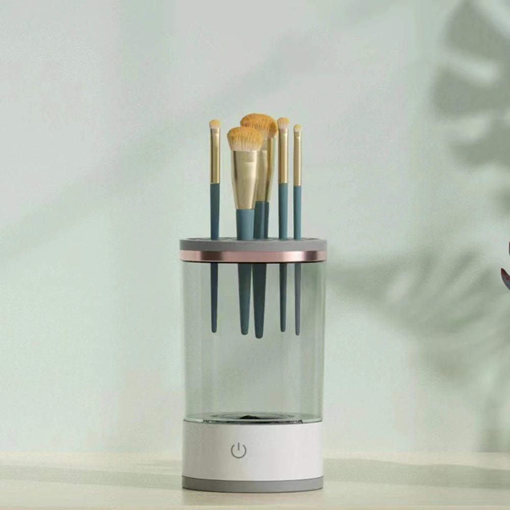 FlawlessSpin™ Electric Makeup Brush Cleaner – One-Click Deep Clean for All Brushes