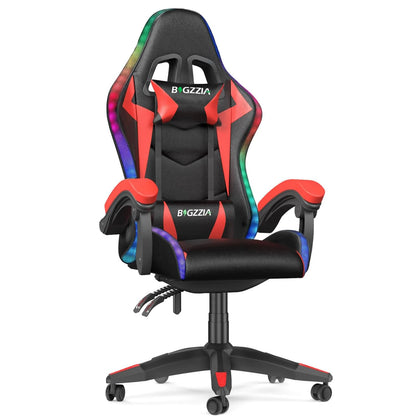 BlazeMode™ RGB Gaming Throne – LED Lights, Reclining Comfort, Pro-Level Support