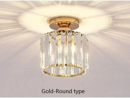 Luxury Led Chandeliers Crystal Ceiling Lamp Aisle Corridor Light For Living Room Bedroom Dining Room Kitchen Chandelier Fixtures