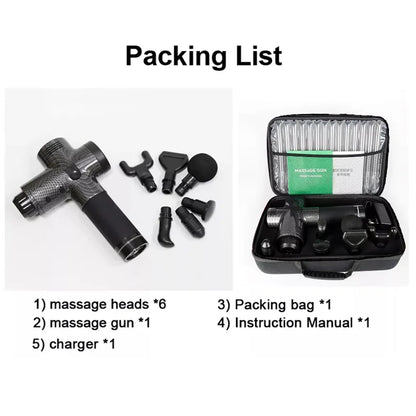Fascial Massage Gun Electric Percussion Pistol Massager Body