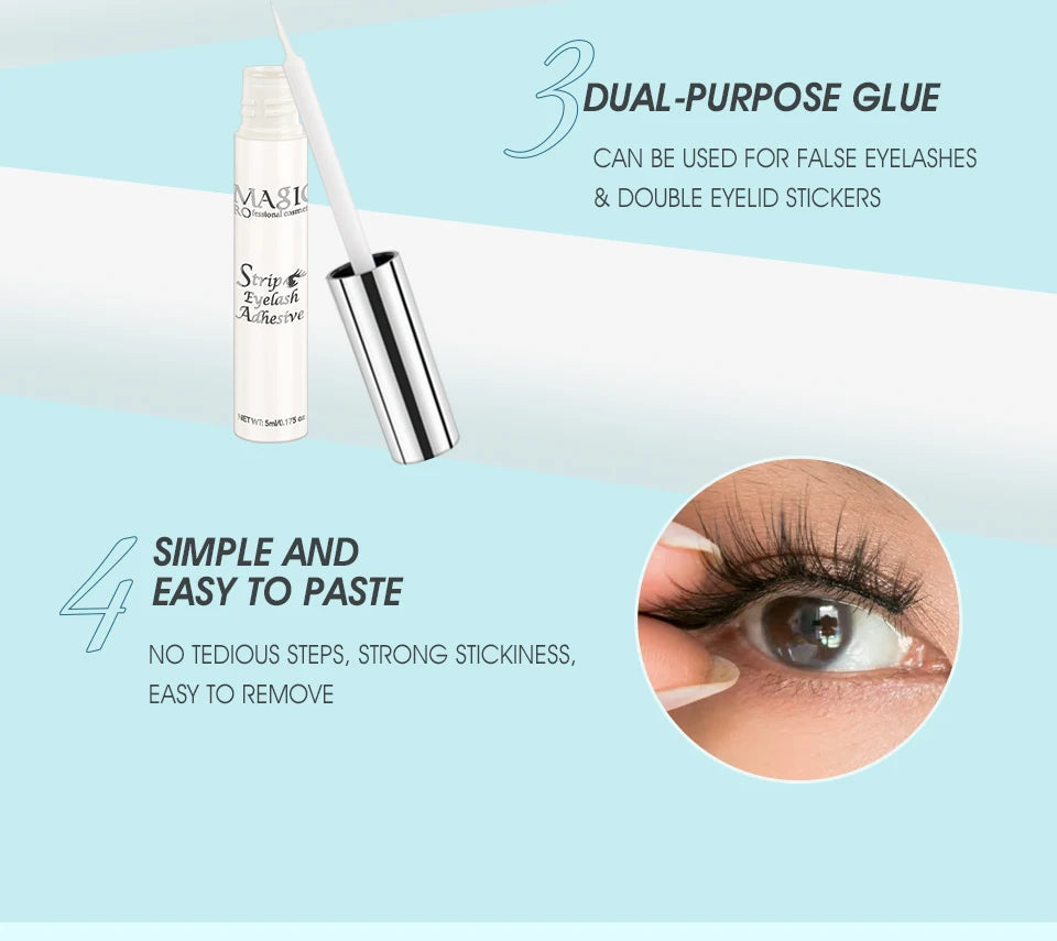 IMAGIC Waterproof Lash Bond – Fast-Dry 5ml Eyelash Extension Glue (No Irritation, Long-Lasting Hold)