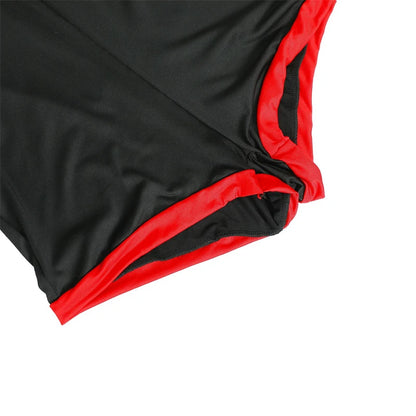 Shadow Slayer Ninja Set – Sexy Red or Blue Cosplay Jumpsuit with Belt Detail