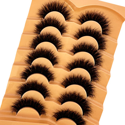 🖤 Cat Eye Magic: 7 Pairs of Luxurious, Fluffy Faux Mink Lashes!