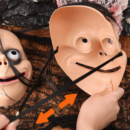 ✨ Cursed Clown Horror Mask – Scary Halloween Costume Prop for Adults & Kids