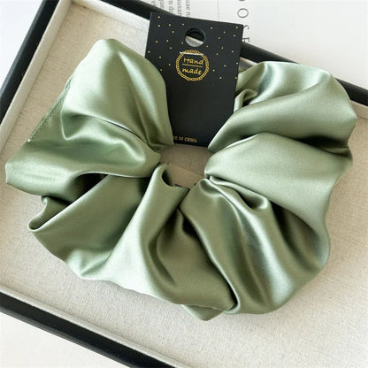 Luxury Satin Beauty Scrunchies — Soft Silk-Like Hair Ties for Everyday Glam