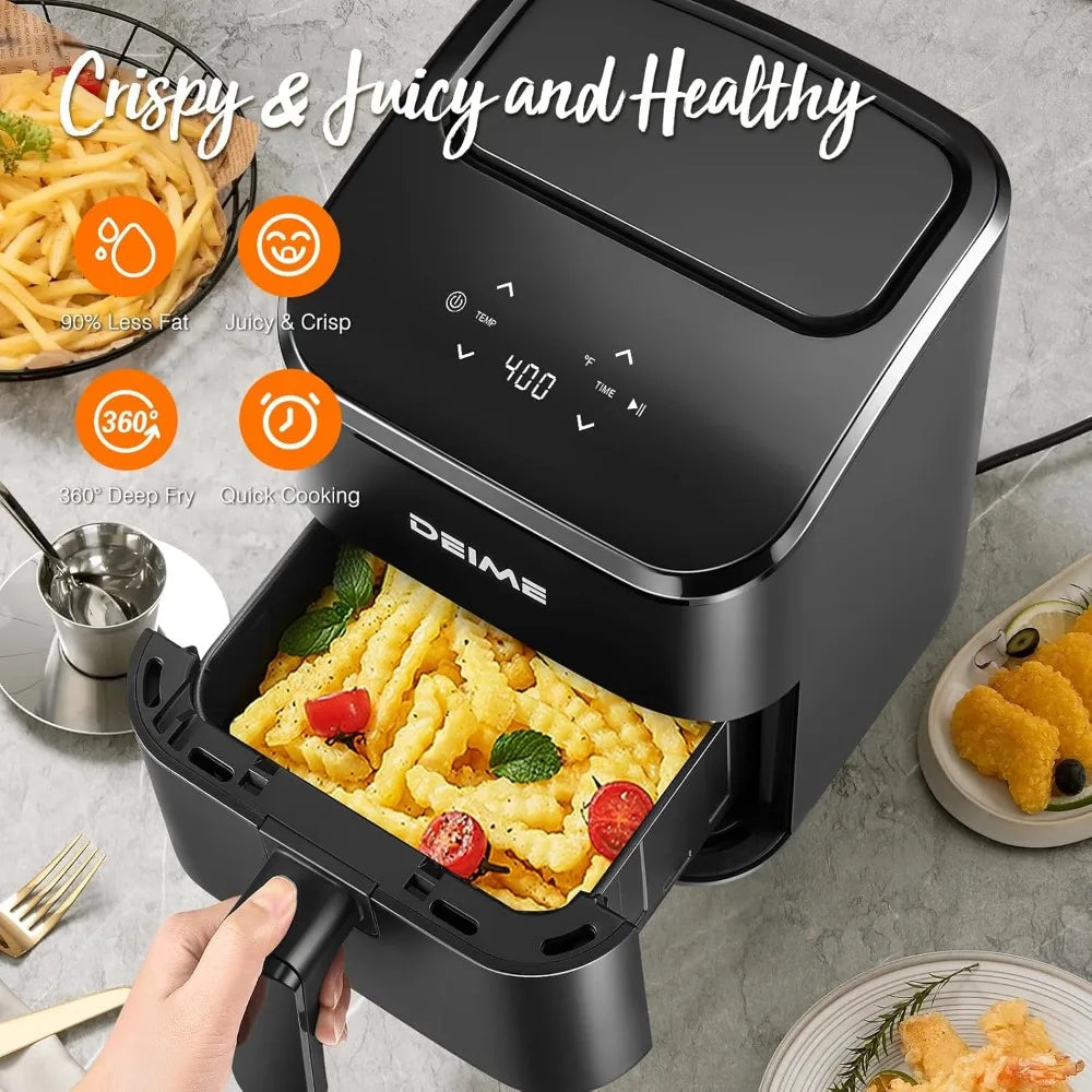 2025 Air Fryer – Compact & Digital, Perfect for Quick & Easy