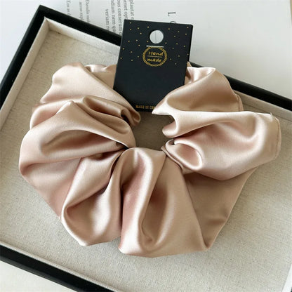 Luxury Satin Beauty Scrunchies — Soft Silk-Like Hair Ties for Everyday Glam