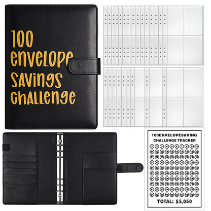 Money Goal Challenge Binder – 100 Envelope Savings Game for Smart Budgeting