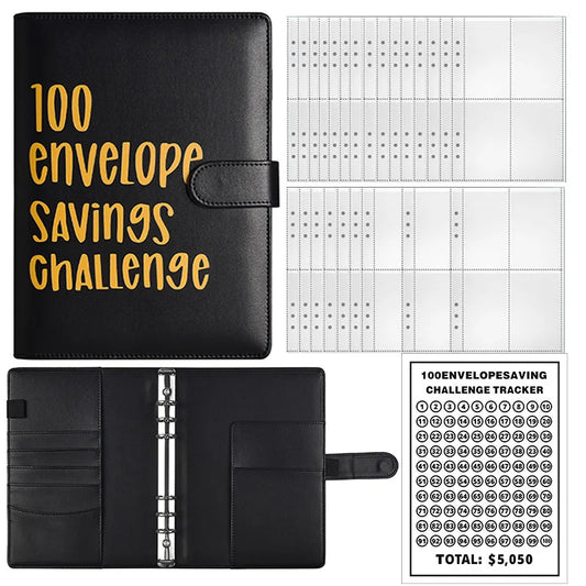 Money Goal Challenge Binder – 100 Envelope Savings Game for Smart Budgeting
