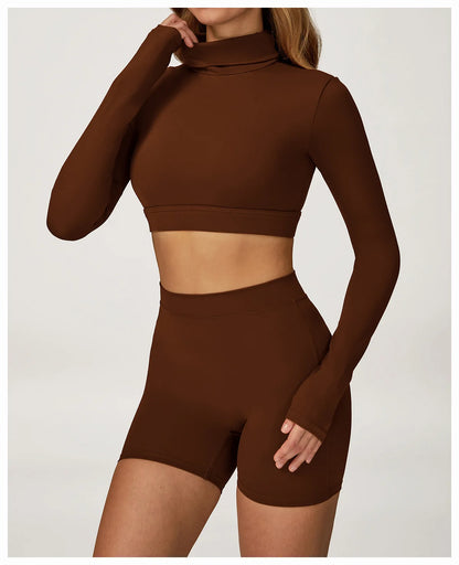 Sculpt & Flow 2-Piece Activewear Set – Fall Luxe Edition