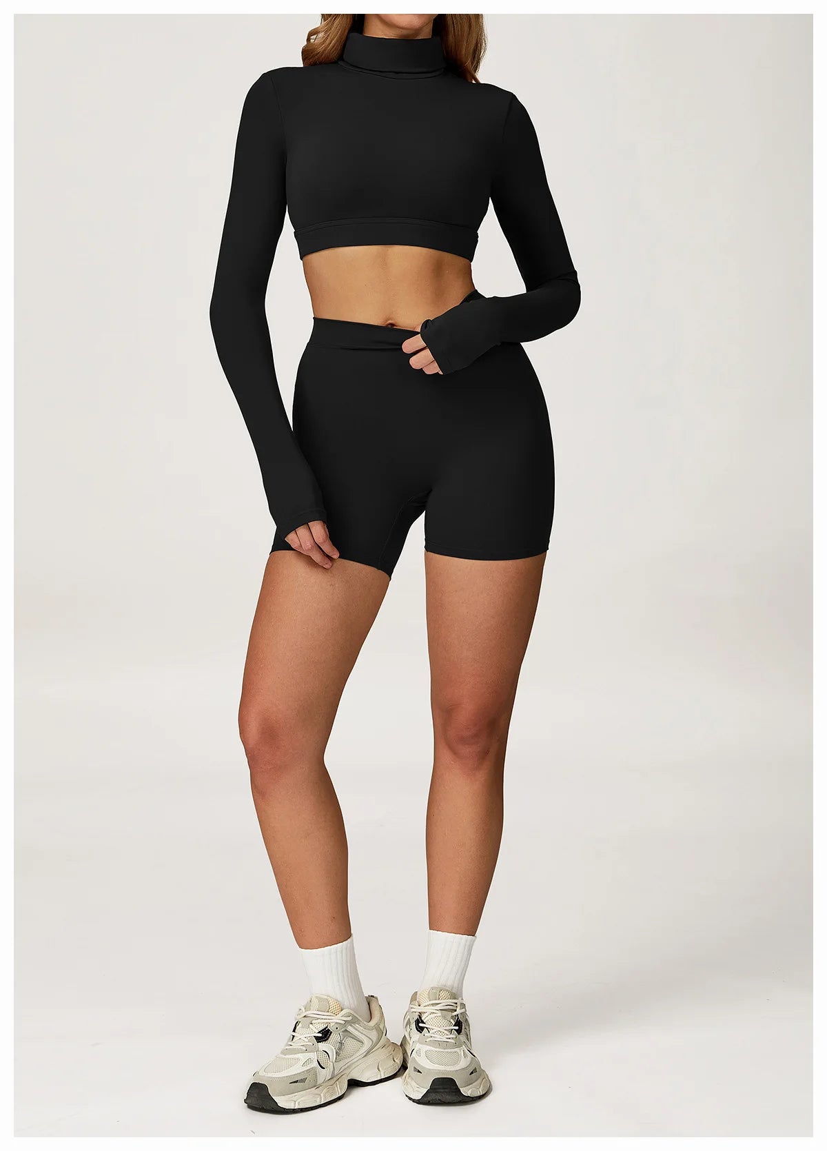 Sculpt & Flow 2-Piece Activewear Set – Fall Luxe Edition