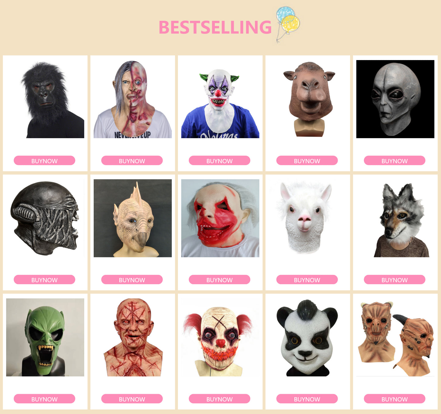 Demon King Latex Mask – Realistic Halloween Cosplay Monster Horror Party Mask