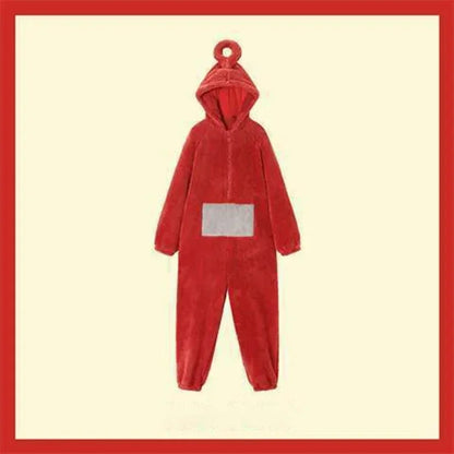 ✨ Colorful Teletubbies Halloween Costume Set – Fun Unisex Cosplay Outfit for Adults & Kids