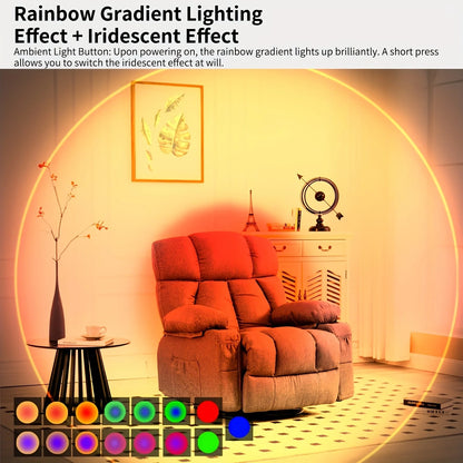 Smart Motion-Sensing LED Night Light – Rechargeable RGB Gradient & Magnetic Ambient Lamp for Home