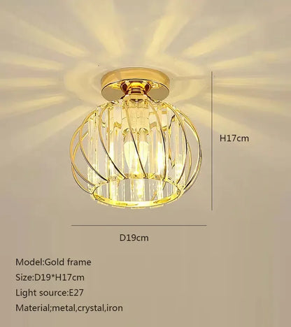 Luxury Led Chandeliers Crystal Ceiling Lamp Aisle Corridor Light For Living Room Bedroom Dining Room Kitchen Chandelier Fixtures