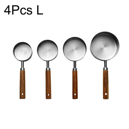 ✨ Premium Gold & Silver Stainless Steel Measuring Cups & Spoons Set – Stylish Kitchen Baking & Coffee Tools ✨