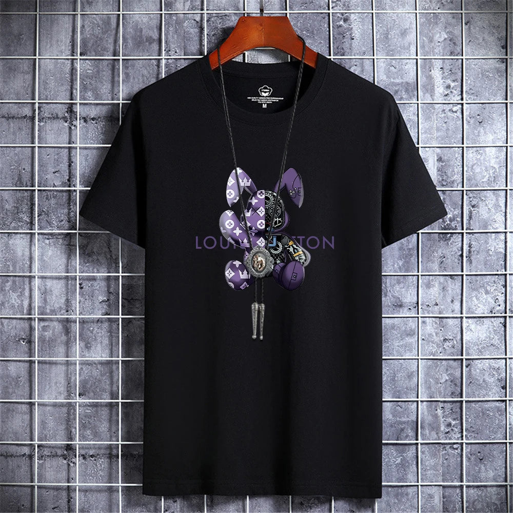Retro Bear Luxe Tee – Vintage Y2K Streetwear Vibes
